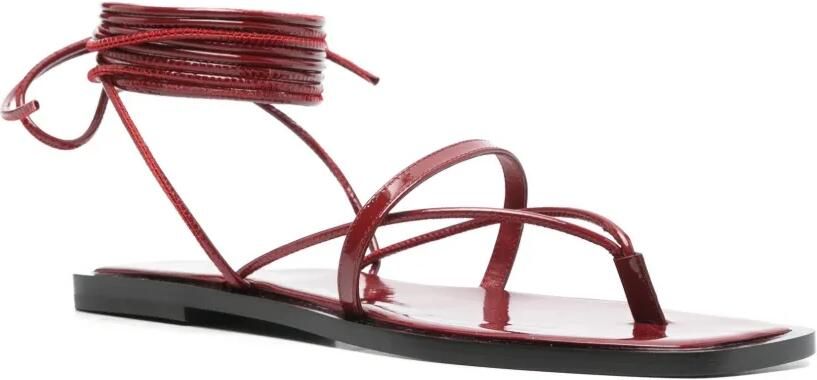 Philosophy Di Lorenzo Serafini Lakleren sandalen Rood - Foto 3