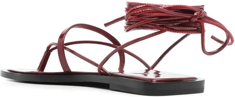 Philosophy Di Lorenzo Serafini Lakleren sandalen Rood - Foto 4