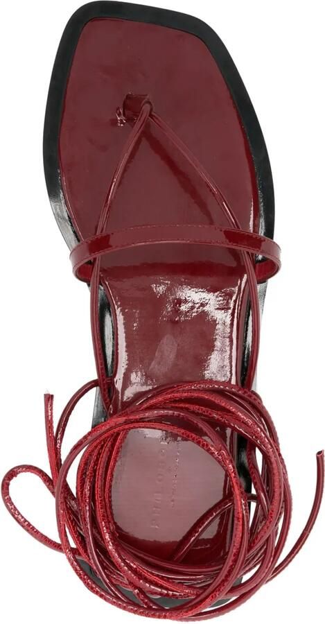 Philosophy Di Lorenzo Serafini Lakleren sandalen Rood - Foto 2