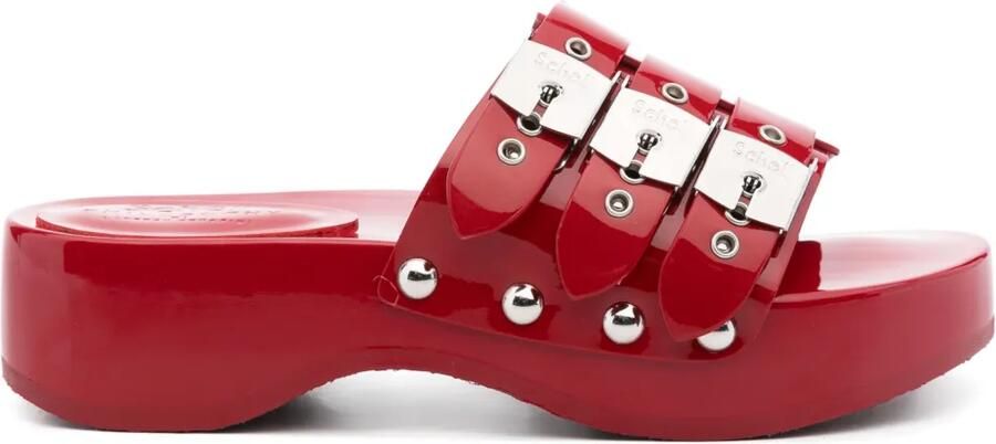 Philosophy Di Lorenzo Serafini x Scholl sandalen Rood