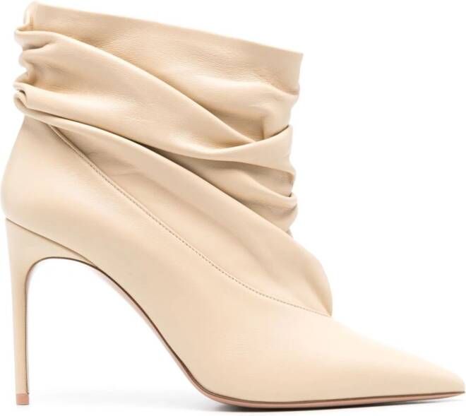 Philosophy Di Lorenzo Serafini x Malone Souliers Francesca 100mm laarzen Beige