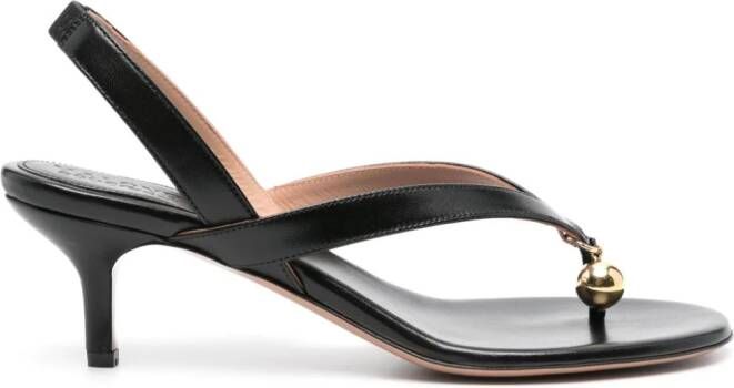 Philosophy Di Lorenzo Serafini x Malone Souliers Lucie 65mm leather sandals Zwart
