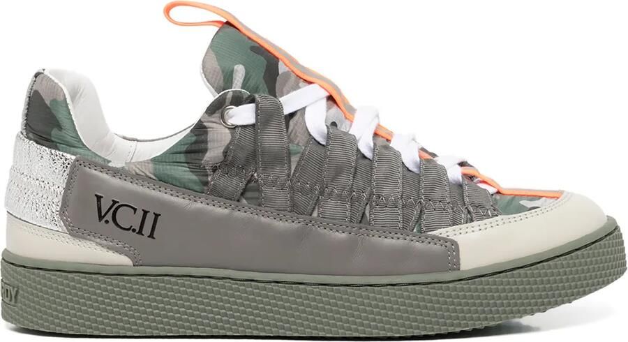 Pierre Hardy Leren sneakers Grijs