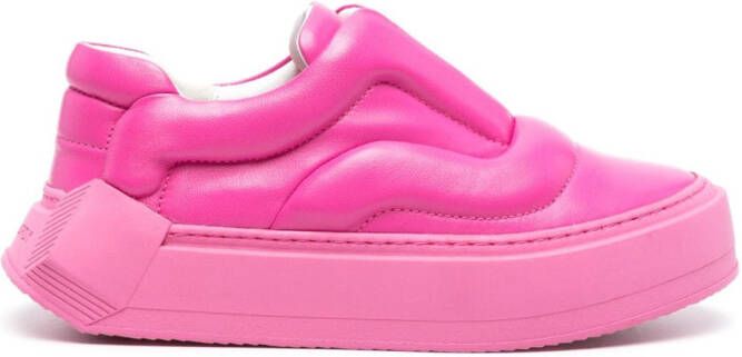 Pierre Hardy Skate Cubix leren sneakers Roze