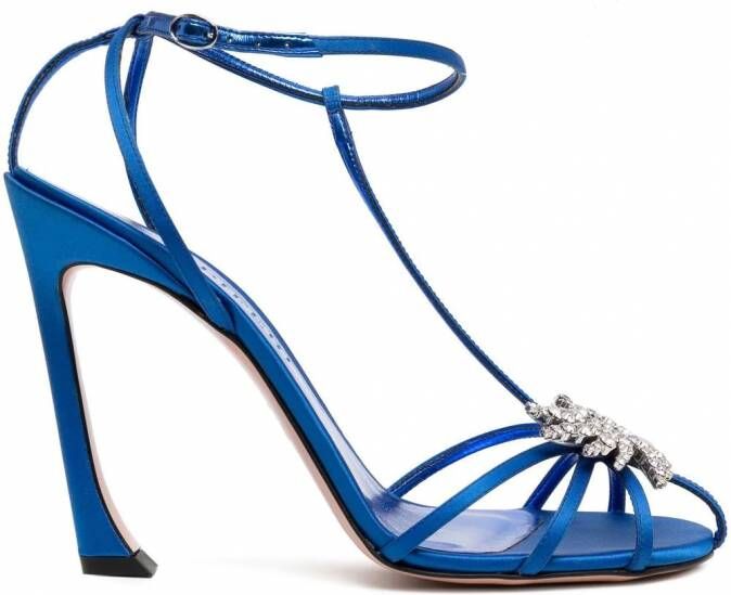 Pīferi Maggio sandalen met enkelbandje Blauw