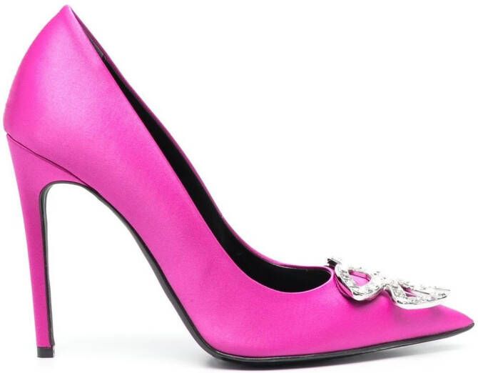 PINKO Pumps verfraaid met kristallen Roze
