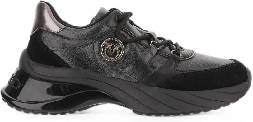 PINKO Ariel leren sneakers Zwart