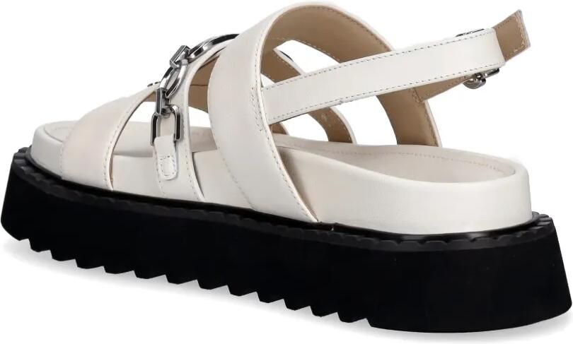 PINKO Chunky sandalen met schakelketting Wit - Foto 3
