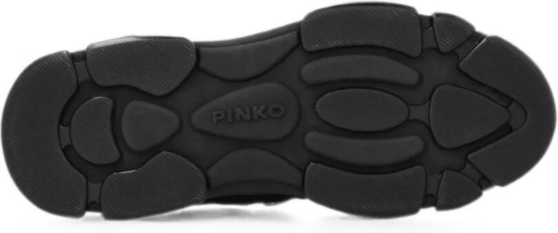 PINKO Chunky sneakers met vlakken met glitters Zwart - Foto 4