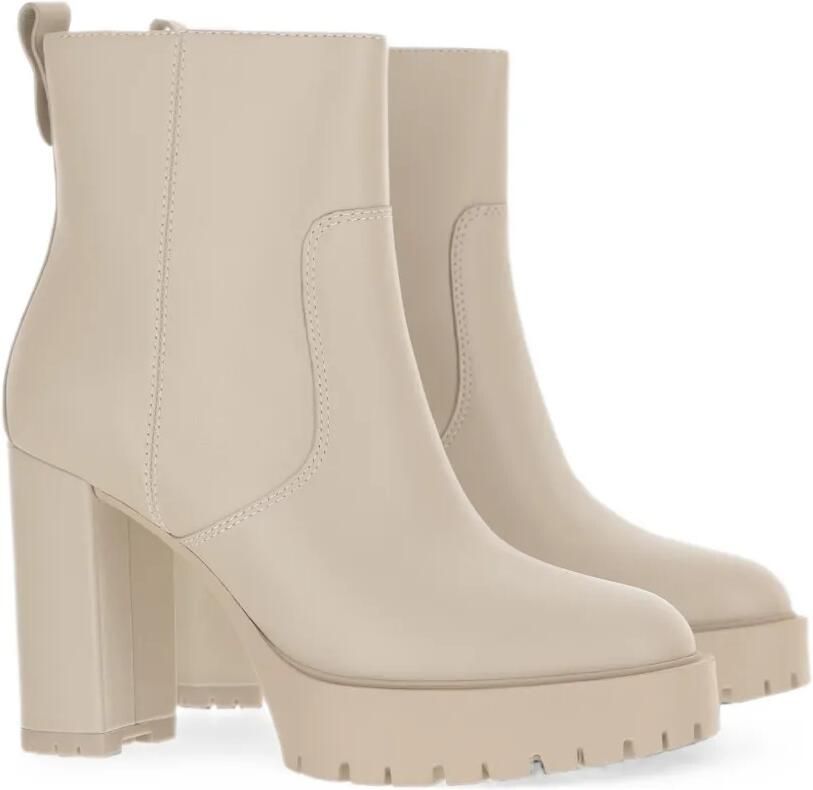 PINKO Enkellaarzen met plateauzool Beige - Foto 3