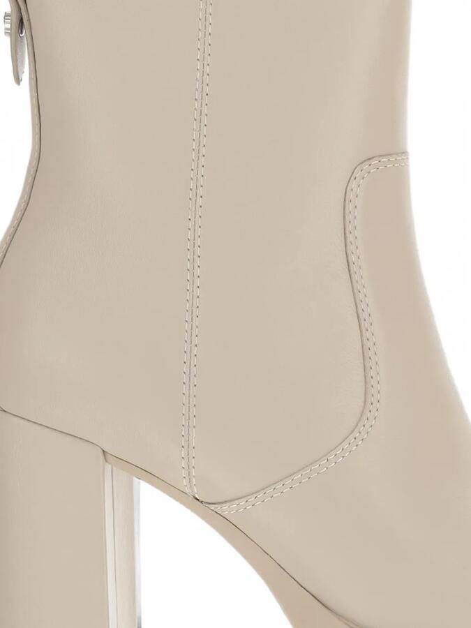 PINKO Enkellaarzen met plateauzool Beige - Foto 4