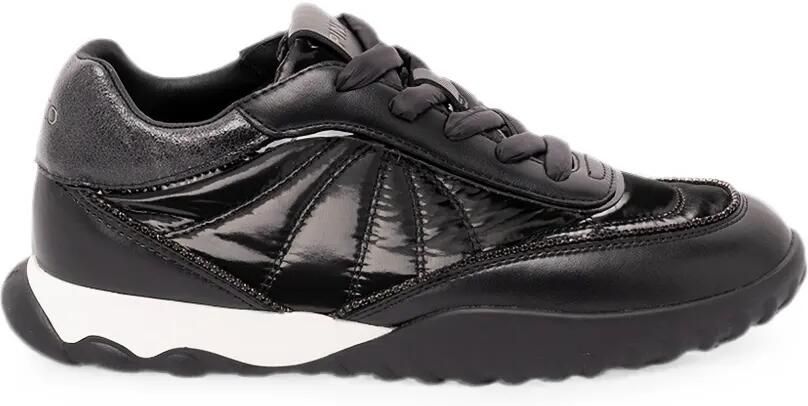 PINKO Gea 01 gewatteerde sneakers met vlakken Zwart