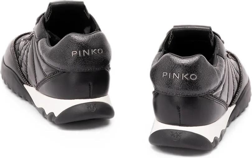 PINKO Gea 01 gewatteerde sneakers met vlakken Zwart - Foto 3