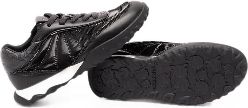 PINKO Gea 01 gewatteerde sneakers met vlakken Zwart - Foto 5