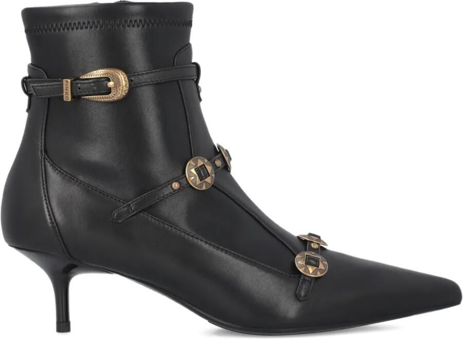 PINKO Laarzen met bandjes en juwelen studs Zwart