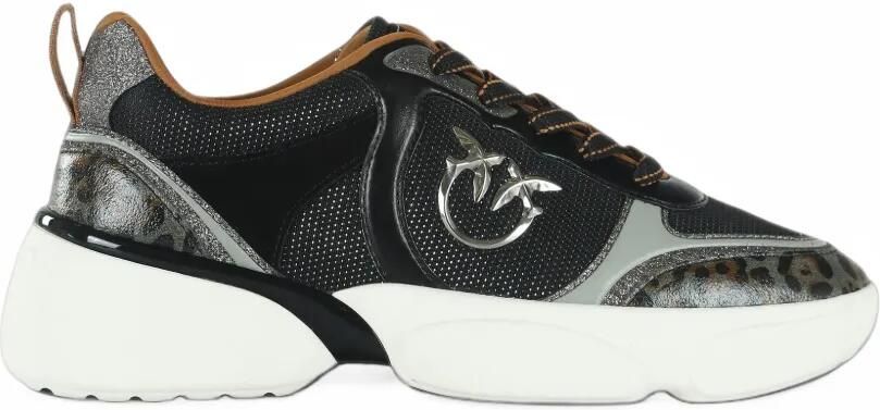 PINKO Sneakers met luipaardprint Zwart