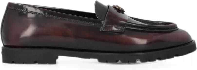 PINKO Loafers met logoplakkaat Rood