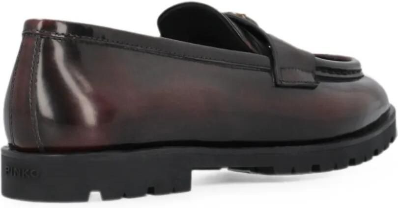 PINKO Loafers met logoplakkaat Rood - Foto 2