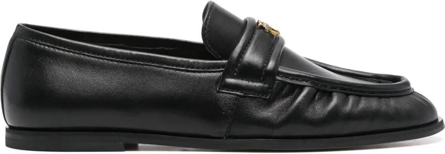 PINKO Loafers met logoplakkaat Zwart