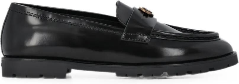PINKO Loafers met Love Birds-plakkaat Zwart