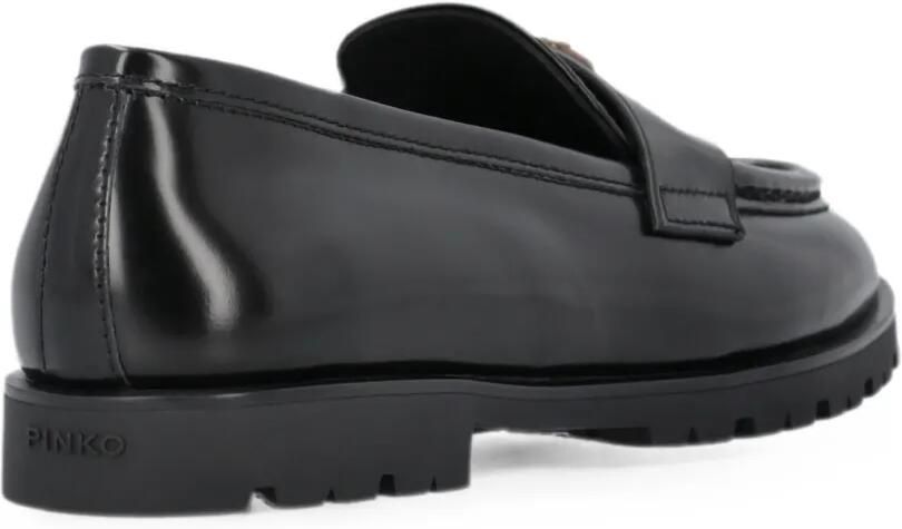 PINKO Loafers met Love Birds-plakkaat Zwart - Foto 2