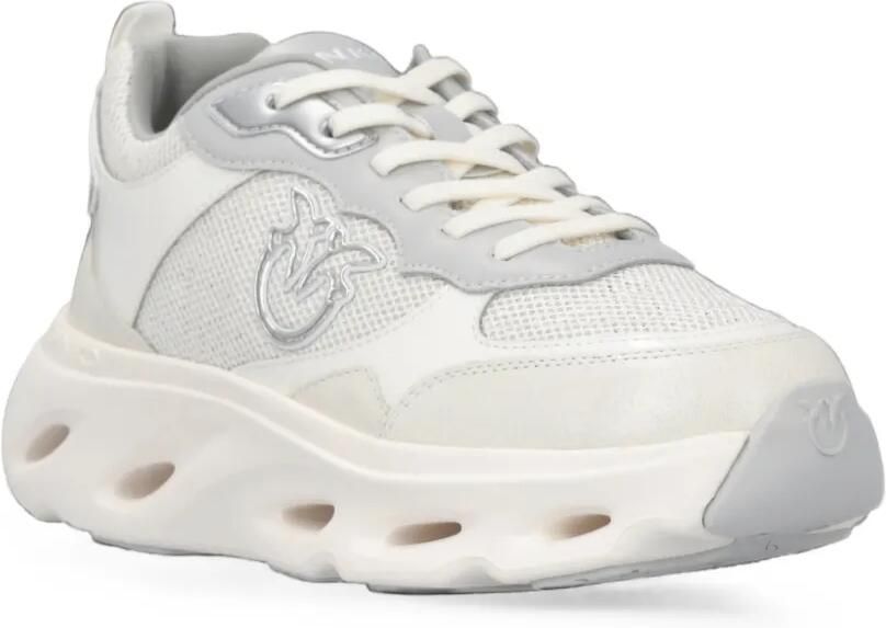 PINKO Love Birds chunky sneakers Beige - Foto 3