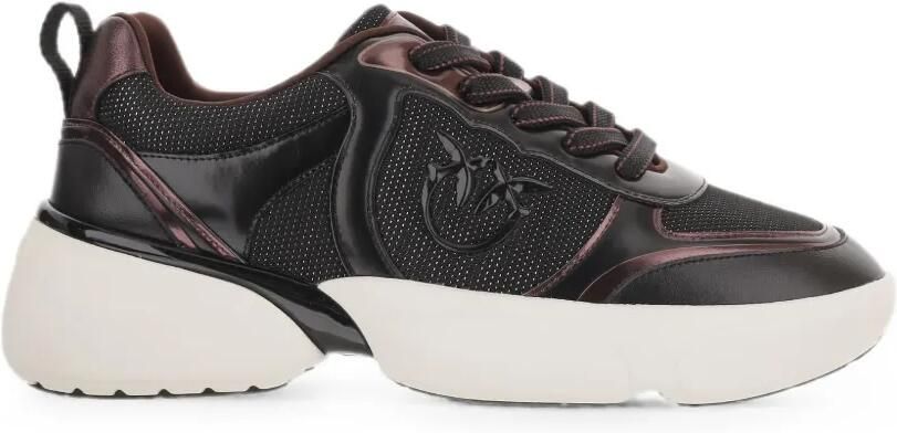 PINKO Love Birds chunky sneakers Zwart