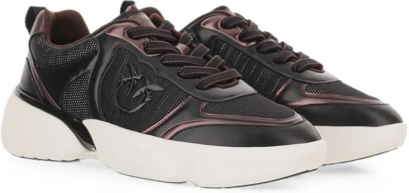 PINKO Love Birds chunky sneakers Zwart - Foto 4