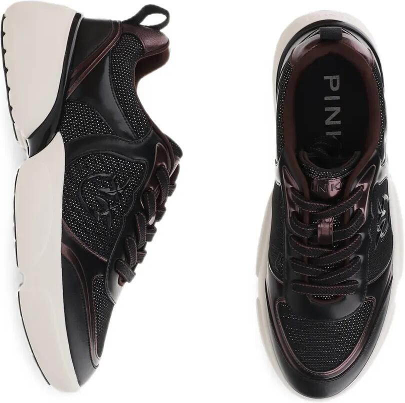 PINKO Love Birds chunky sneakers Zwart - Foto 2