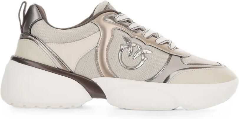 PINKO Love Birds high-top sneakers Beige