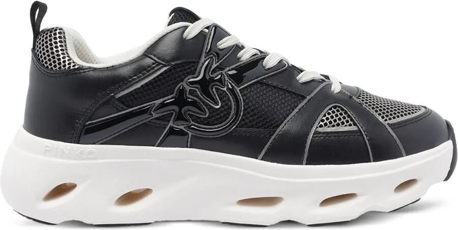 PINKO Mesh sneakers met logodetail Zwart