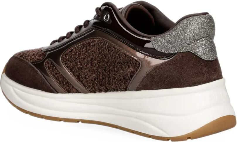 PINKO Nataly 02 glitter-detail sneakers Bruin - Foto 2