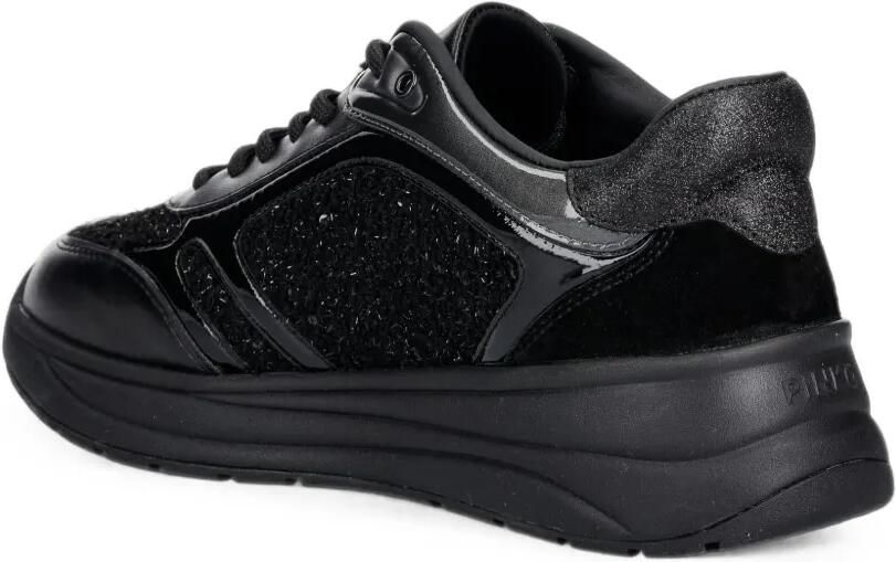 PINKO Nataly 02 leren sneakers met vlak Zwart - Foto 3