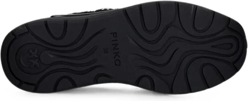 PINKO Nataly 02 leren sneakers met vlak Zwart - Foto 5