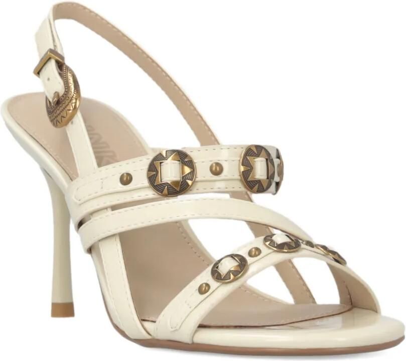 PINKO Sandalen met bandjes en studs Beige - Foto 4