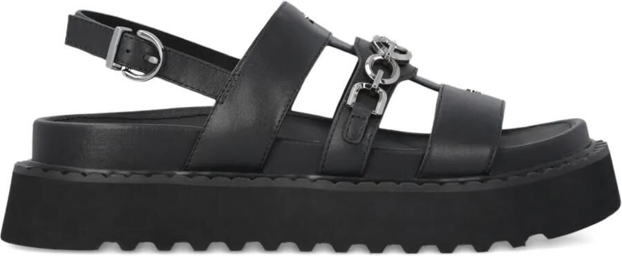 PINKO Sandalen met kettingdetail Zwart