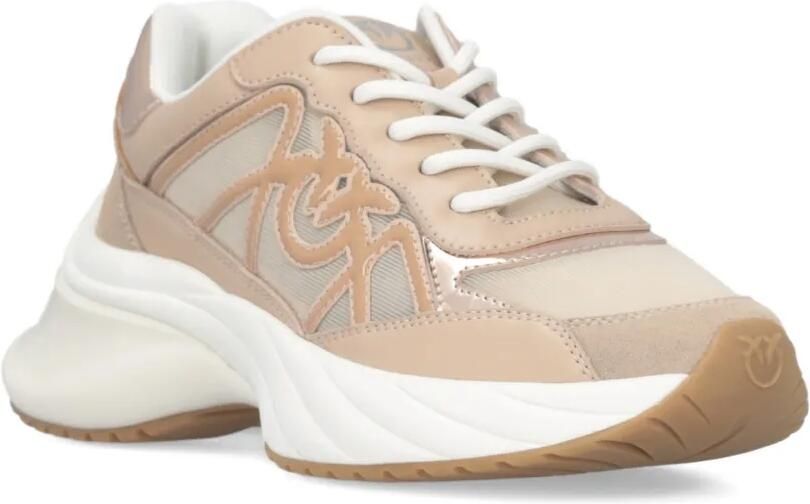 PINKO Sneakers met logodetail Beige