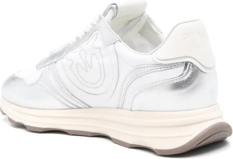 PINKO Sneakers met Love Birds-patroon Zilver - Foto 2