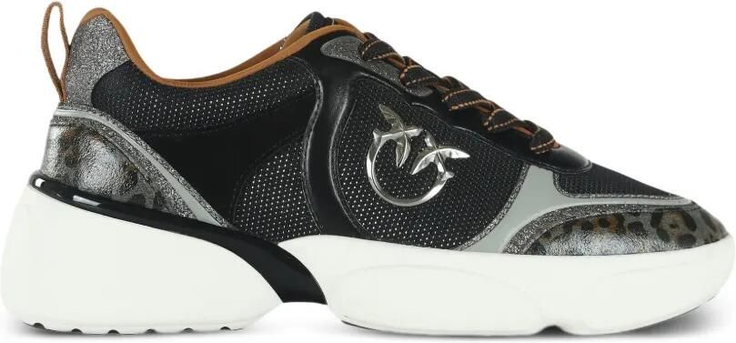 PINKO Sneakers met luipaardprint Zwart