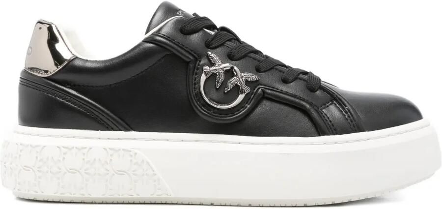 PINKO Sneakers met plateauzool en logodetail Zwart