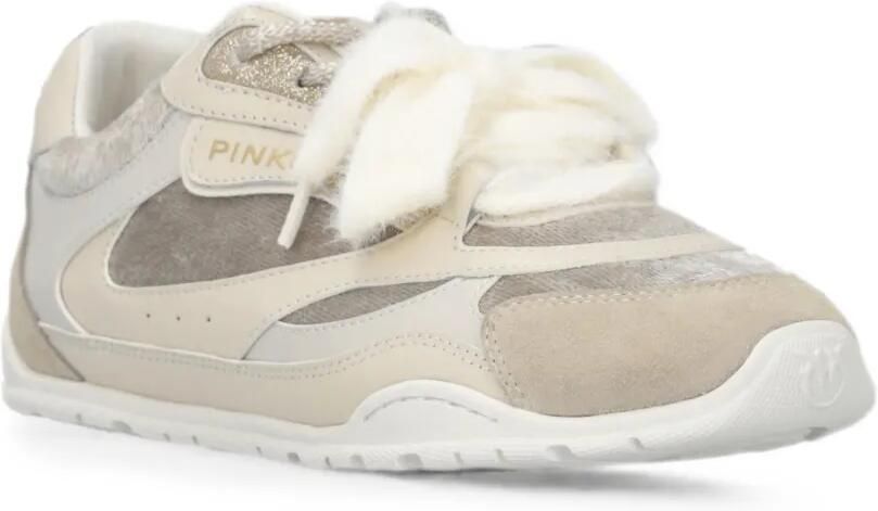 PINKO Sneakers met vlakken Beige - Foto 2