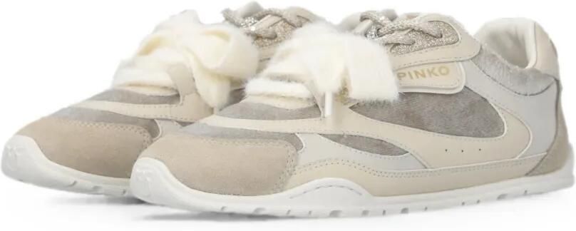 PINKO Sneakers met vlakken Beige - Foto 4