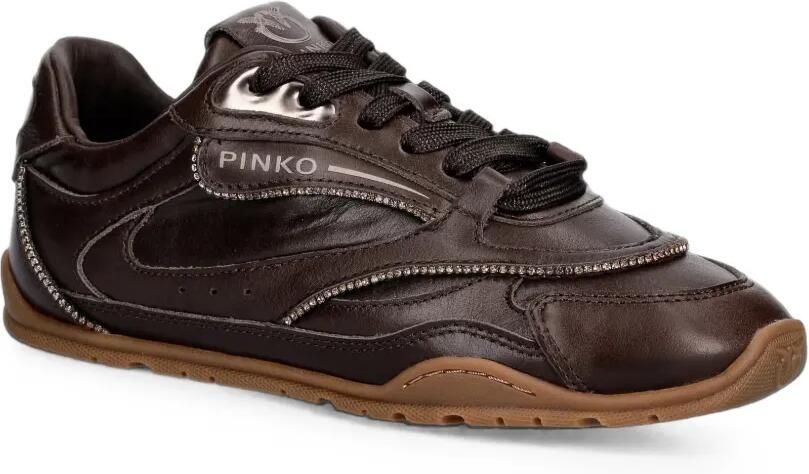PINKO Sneakers verfraaid met kristallen Bruin - Foto 2