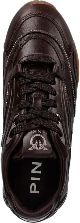 PINKO Sneakers verfraaid met kristallen Bruin - Foto 4