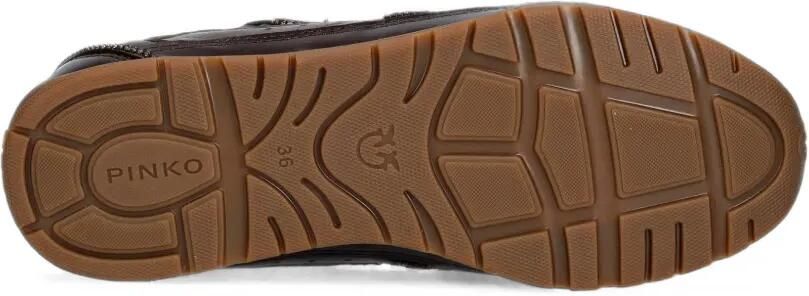 PINKO Sneakers verfraaid met kristallen Bruin - Foto 5