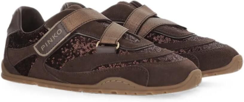PINKO Sneakers verfraaid met pailletten Bruin - Foto 5