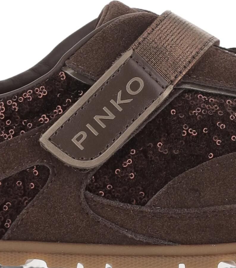 PINKO Sneakers verfraaid met pailletten Bruin - Foto 2