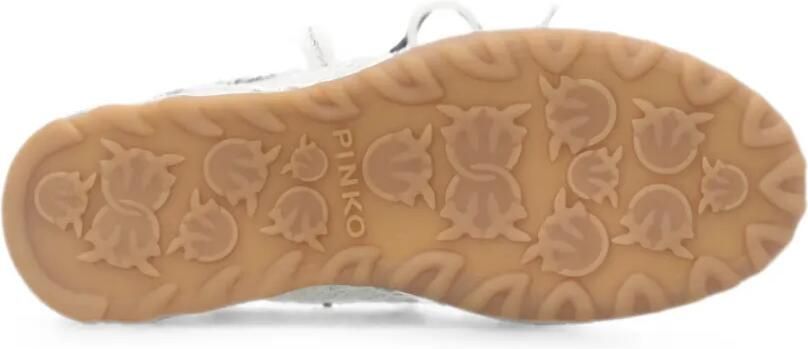 PINKO Sneakers verfraaid met pailletten en kanten vlakken Wit - Foto 4