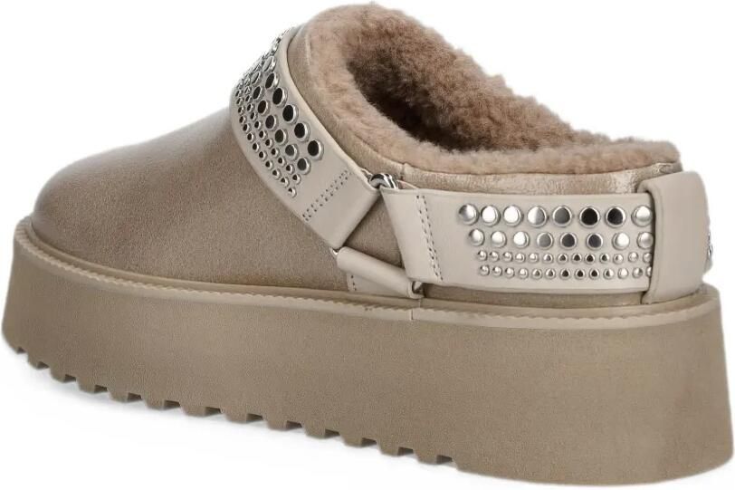 PINKO studded platform slippers Beige - Foto 2