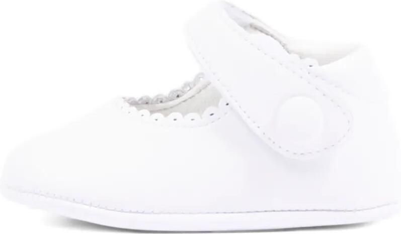 Pisamonas Ballerina's met gewelfde afwerking en bandje Wit - Foto 5